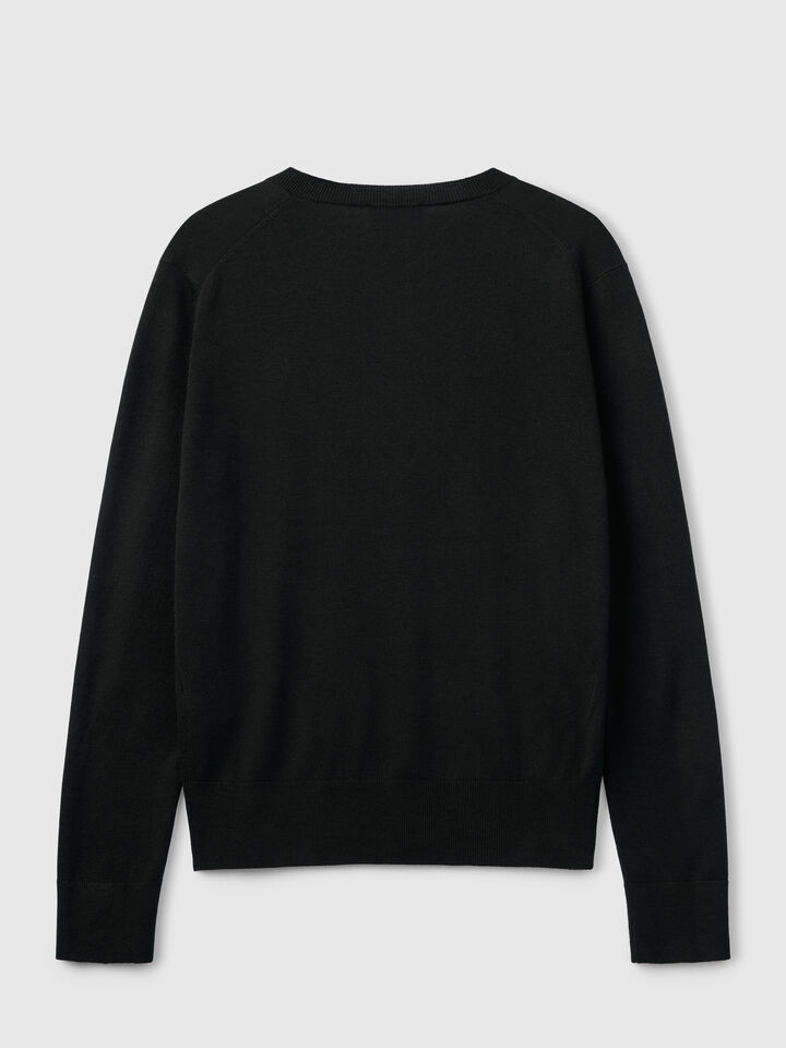 V NECK SWEATER L/S Women image number 6